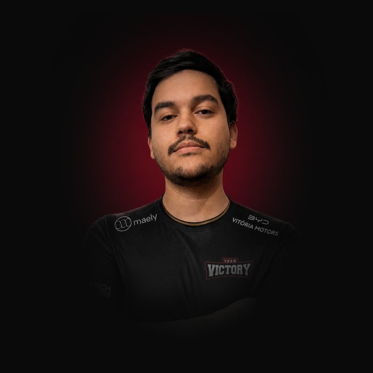 Retrato oficial de Feng, Mid laner do time de LoL da Team Victory