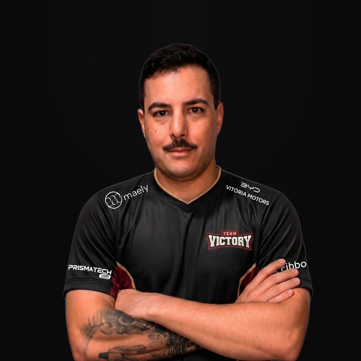 Retrato oficial de Michael saru Scalzer, Entry Fragger da Team Victory